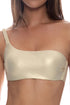 Luli Fama Sail On One Shoulder Braided Laced Back Top